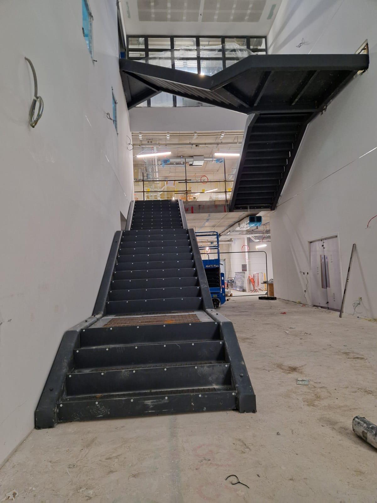 Countess of Chester, steel stairs, Peter Marshall Stairs