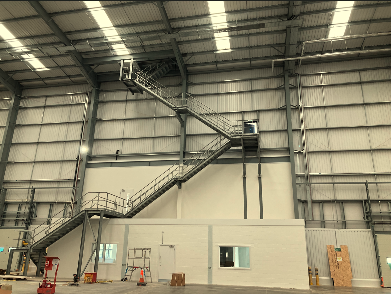 HBC Fields, Widnes - Steel Stairs, Peter Marshall Stairs