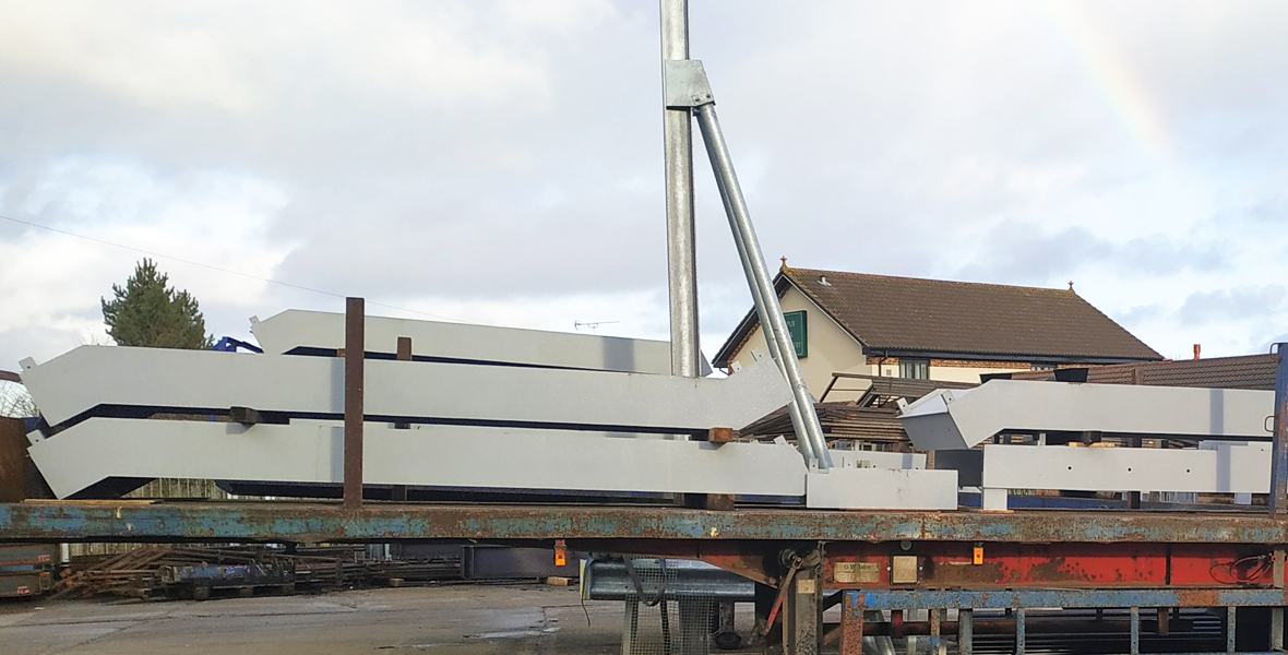 Westfield M7 - steel stair cores