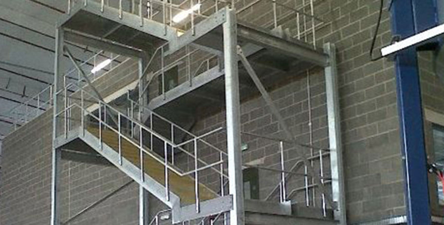 Eco Plastics - office escape stair