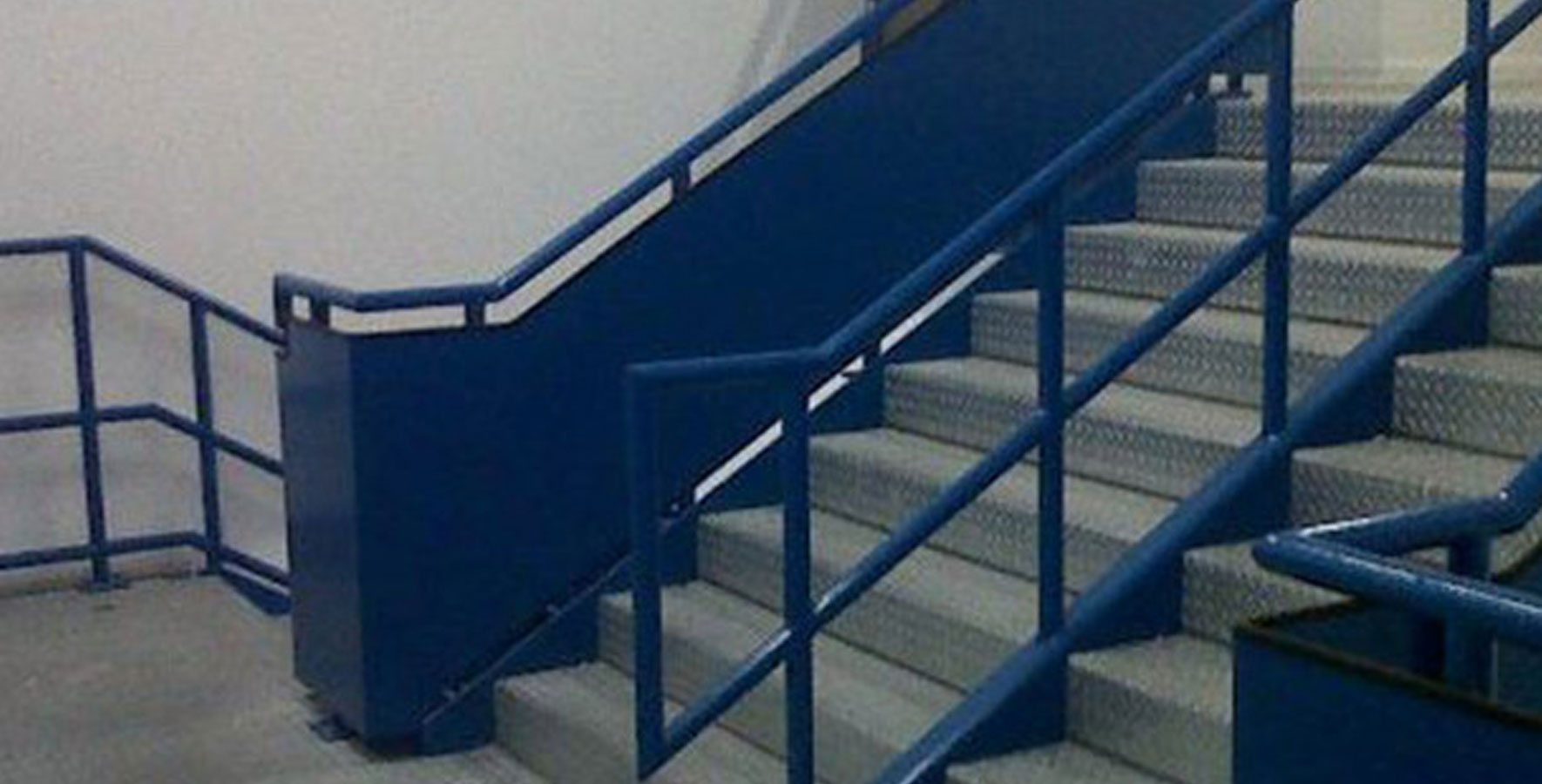 elland road steel stairs