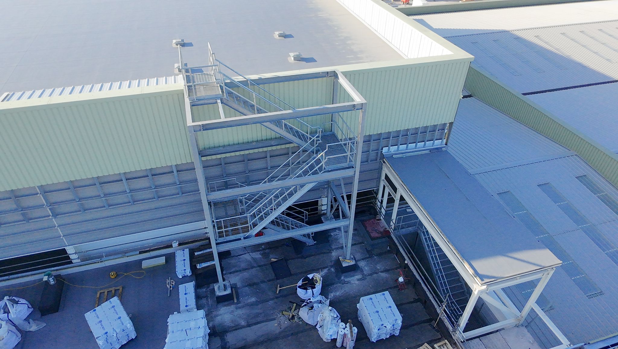 Deeside Paper Mill - External Steel stairs from Peter Marshall